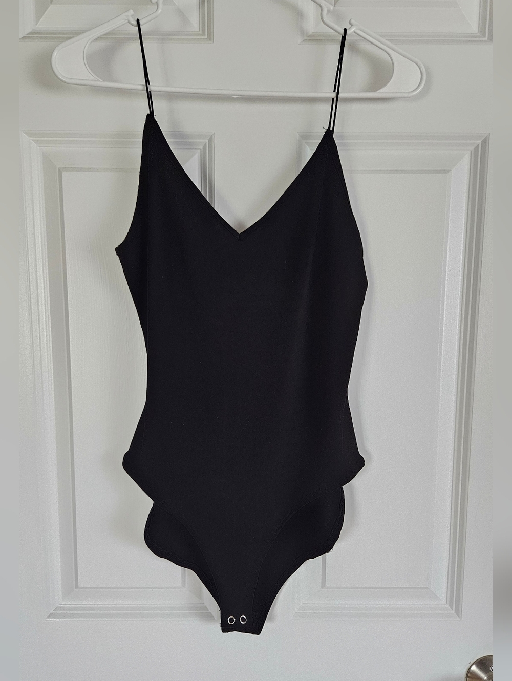 Forever 21 Black Spaghetti Strap Bodysuit
